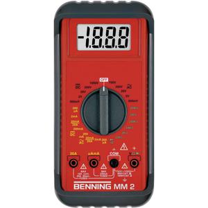 Benning MM 2 Multimeter Digitaal CAT II 1000 V, CAT III 600 V Weergave (counts): 2000