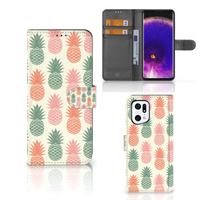 OPPO Find X5 Pro Book Cover Ananas - thumbnail