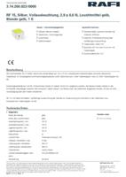 RAFI 3.14.200.023/0000 DT182 Druktoets 250 V 2 A Moment (l x b x h) 15 x 15 x 9.7 mm 1 stuk(s)