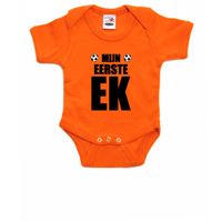 Oranje fan romper / kleding Holland mijn eerste ek EK/ WK voor babys 92 (18-24 maanden)  -