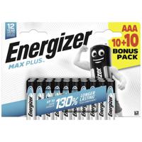 Energizer Max Plus AAA batterij (potlood) Alkaline 1.5 V 20 stuk(s) - thumbnail