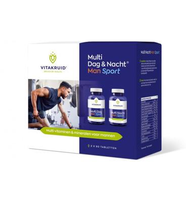 Multi Dag & Nacht Man Sport 100% Vegan 2 x 90