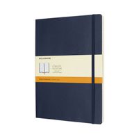 Notitieboek Moleskine XL 190x250mm lijn soft cover sapphire blue - thumbnail