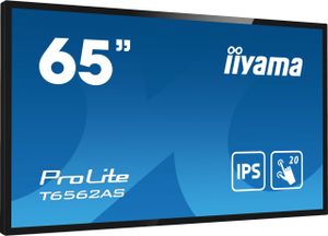 iiyama T6562AS-B1 beeldkrant Interactief flatscreen 163,8 cm (64.5") IPS 500 cd/m² 4K Ultra HD Zwart Touchscreen Type processor Android 8.0 24/7