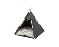 Tipi holte, vilt, 55 × 65 × 55 cm, antraciet