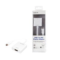 LogiLink USB-C/DVI USB grafische adapter 1920 x 1080 Pixels Wit - thumbnail