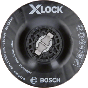 Bosch Accessoires X-LOCK Steunschijf voor fiberschijven 115 mm medium - 1 stuk(s) - 2608601712