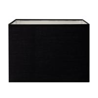 Home Sweet Home Moderne lampenkap Block | vierkant | 25/25/18cm | Zwart | stoffen lampenkap gemaakt van stof | voor E27 lamphouder | RoHS getest | voor tafellamp, vloerlamp en hanglamp