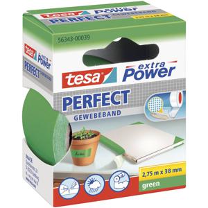 tesa PERFECT 56343-00039-03 Textieltape tesa extra Power Groen (l x b) 2.75 m x 38 mm 1 stuk(s)