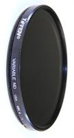 Tiffen 62VND 62mm Variabele Neutrale Dichtheid Camera Lens Filter, Grijs