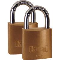 Kasp K12030D2 Hangslot 30 mm Goud-geel Sleutelslot - thumbnail