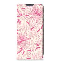 Poco X4 Pro 5G Smart Cover Pink Flowers