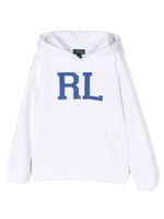 Ralph Lauren Kids hoodie à logo imprimé - Blanc - thumbnail