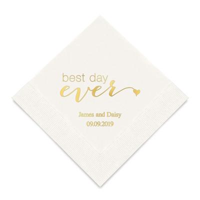 Gepersonaliseerde cocktailservetten Gepersonaliseerde cocktailservetten