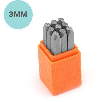 ImpressArt Embossing stempels Sans Serif 3 mm 9 delig