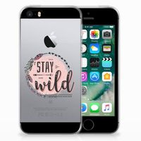 Apple iPhone SE | 5S Telefoonhoesje met Naam Boho Stay Wild - thumbnail