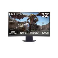 LG UltraGear™ 32GS60QC-B.AEU 32 inch gaming PC monitor - VA-paneel QHD-resolutie (2560 x 1440), 1ms 180Hz, HDR 10, sRGB99% (CIE1931), AMD FreeSync, kantelbaar, DisplayPort 1.4, HDMI 2.0 (2)