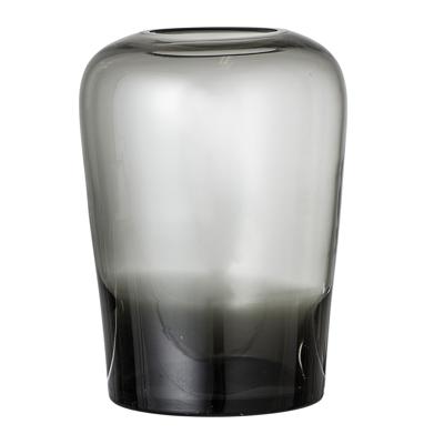 Bloomingville - Glass Vase Ø 13,5 cm - Grey (32122879)