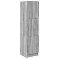 vidaXL Highboard Grijs Sonoma 31,5x32x124 cm Gelaagd hout