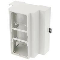 Hammond Electronics 1597DIN6MH53 DIN-rail-behuizing Open 90 x 58 x 106 PPO Lichtgrijs 1 stuk(s)