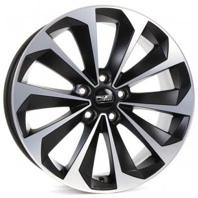 CMS WHEELS C21 Mat zwart gepolijst