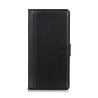 Shop4 - Google Pixel 4 Hoesje - Wallet Case Grain Zwart