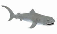 Safari zeedieren Reuzenbekhaai junior 17,25 cm grijs/wit