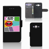 Samsung Galaxy J3 2016 Wallet Case met Pasjes Popart Princess