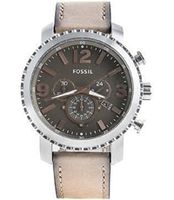 Horlogeband Fossil BQ2136 Leder Beige 24mm - thumbnail