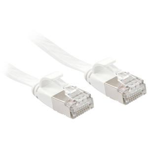 LINDY 47545 RJ45 Netwerkkabel, patchkabel CAT 6A U/FTP 10.00 m Wit 1 stuk(s)