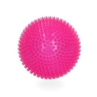 Dog Comets Exoplanet - 10,5 cm - Hondenspeelgoed - Bal - Apporteerspeelgoed - Egelbal - Water en land - Tandjes - Met Pieptoon - Roze - L