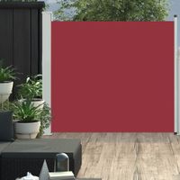 Tuinscherm uittrekbaar 170x300 cm rood