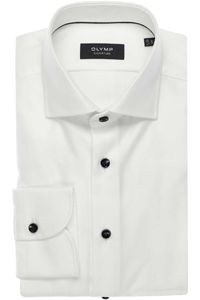 OLYMP SIGNATURE Tailored Fit Overhemd wit, Effen