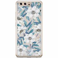 Huawei P10 siliconen hoesje - Touch of flowers