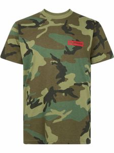 Supreme t-shirt Spiral à imprimé camouflage - Vert