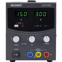 VOLTCRAFT LPS1153 Labvoeding, regelbaar 0 - 15 V/DC 0 - 3 A 45 W Aantal uitgangen: 1 x - thumbnail