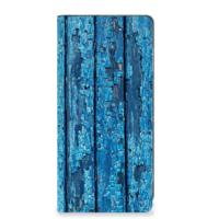 Motorola Moto G24 | G04 | G24 Power Book Wallet Case Wood Blue - thumbnail