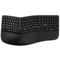 MOBILKTY Lab Ergo K30W – ergonomisch draadloos toetsenbord – AZERTY, polssteun, ergonomische toetsindeling, verstelbare helling – Windows