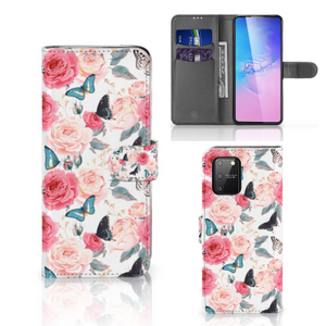 Samsung S10 Lite Hoesje Butterfly Roses