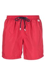 MC2 Saint Barth short de bain à patch logo - Rouge - thumbnail