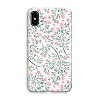 Sierlijke bloemen: iPhone XS Max Volledig Geprint Hoesje - thumbnail