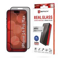 Displex Privacy Full Cover Screen Protector (10H) voor Apple iPhone 14 Pro Max, Eco Montageframe, Privacyfilter, Gehard Glas, Krasbestendige beschermfolie, hoesvriendelijk