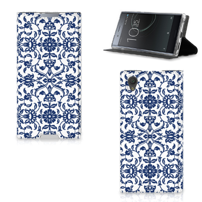 Sony Xperia L1 Smart Cover Flower Blue