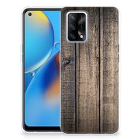 OPPO A74 4G Bumper Hoesje Steigerhout - thumbnail