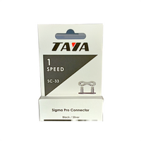 Taya Kettingschakel sigma pro 1/2x1/8 zwart per 2 stuks op kaart