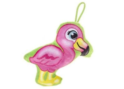 LG Imports flamingo 14 cm pluche groen/roze LG Imports flamingo 14 cm pluche groen/roze