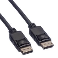 ROLINE GREEN DisplayPort Kabel, DP M/M, , zwart, 2 m - thumbnail