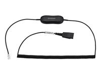 Jabra GN1218 Smart Cord spiraalkabel QD naar RJ9, 2 meter