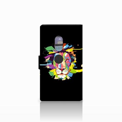 Sony Xperia XZ2 Leuk Hoesje Lion Color