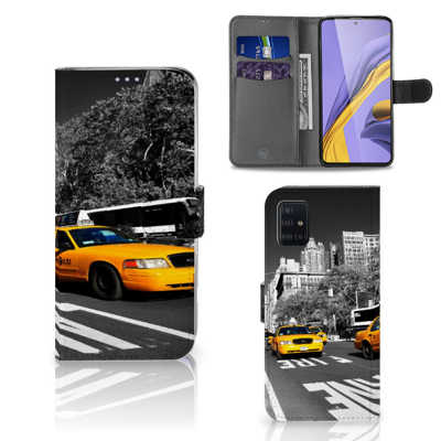 Samsung Galaxy A51 Flip Cover New York Taxi Samsung Galaxy A51 Flip Cover New York Taxi